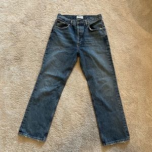 High Rise Straight Leg Jeans